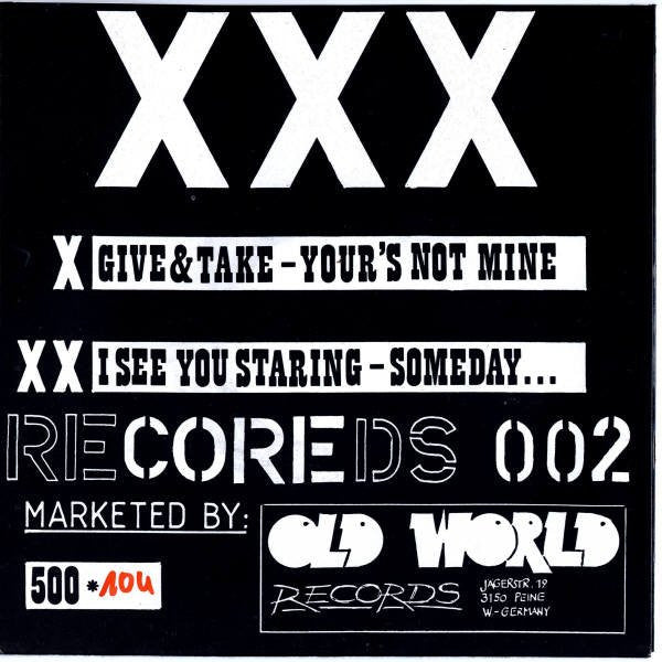 X Woolhead : Give & Take (7", Num, Gre)