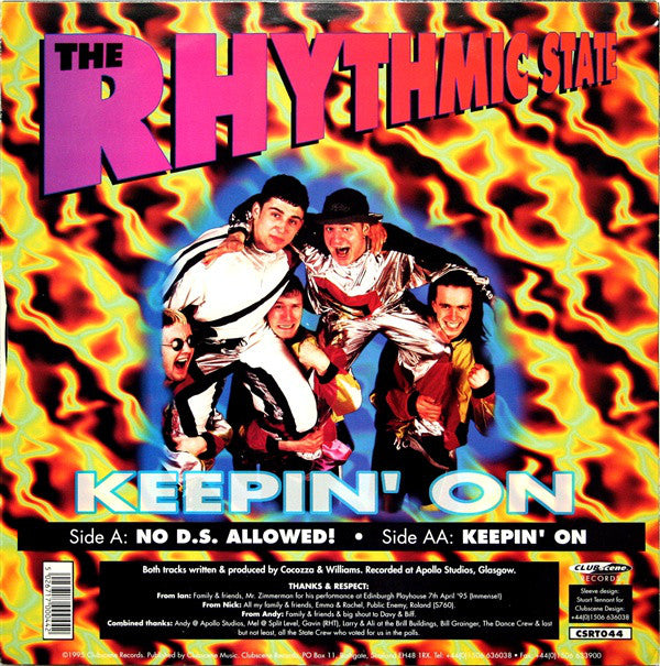 The Rhythmic State : No D.S. Allowed! (12")