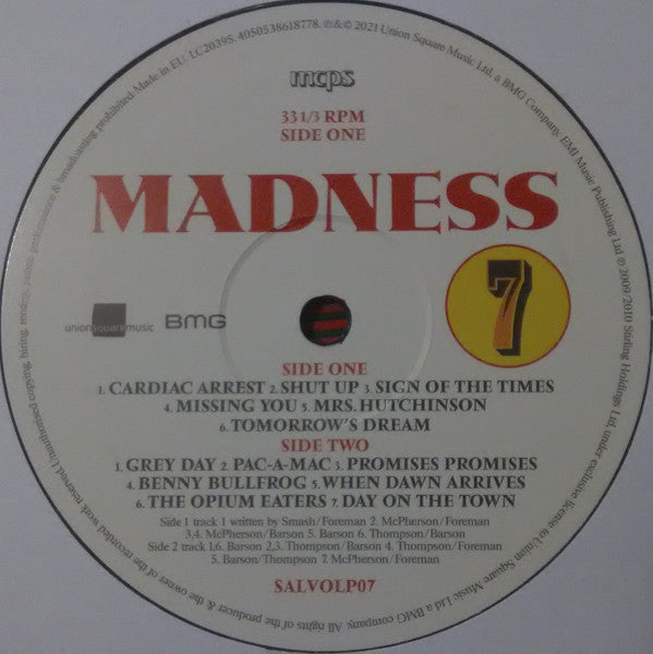Madness : 7 (LP, Album, RE, 180)