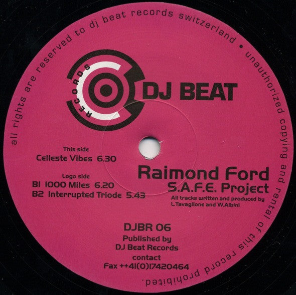 Raimond Ford : S.A.F.E. Project (12")