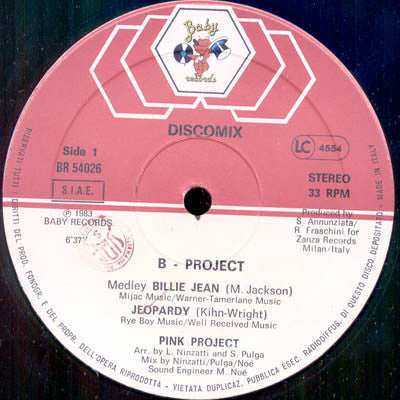 Pink Project : B.Project (12")