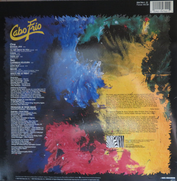 Cabo Frio : Cabo Frio (LP, Album)