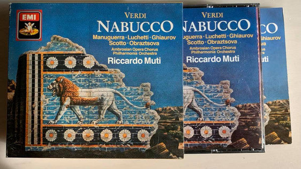 Giuseppe Verdi, Matteo Manuguerra, Veriano Luchetti, Nicolai Ghiaurov, Renata Scotto, Elena Obraztsova, The Ambrosian Opera Chorus, Philharmonia Orchestra, Riccardo Muti : Nabucco (2xCD, Dig + Box)