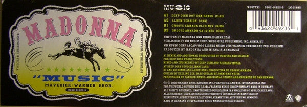 Madonna : Music (12", Single, Pic, FSV)
