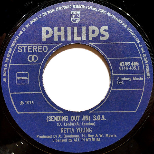 Rhetta Young : (Sending Out An) S.O.S. (7", Single)