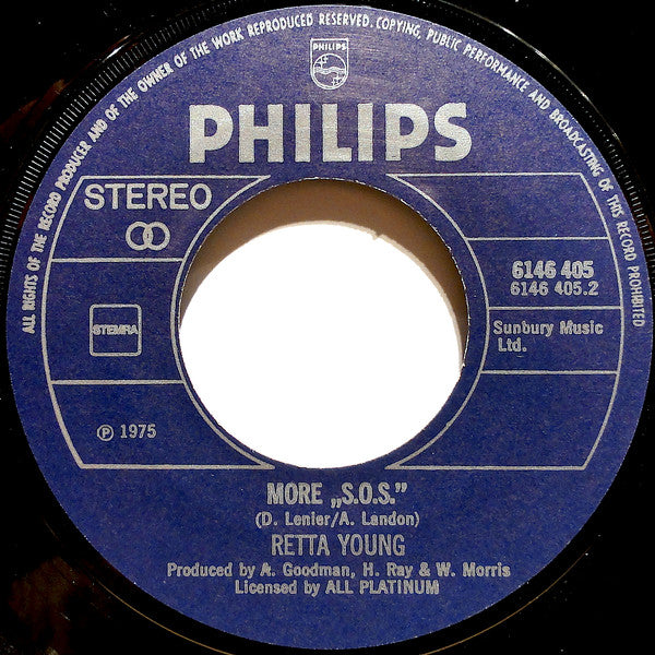 Rhetta Young : (Sending Out An) S.O.S. (7", Single)