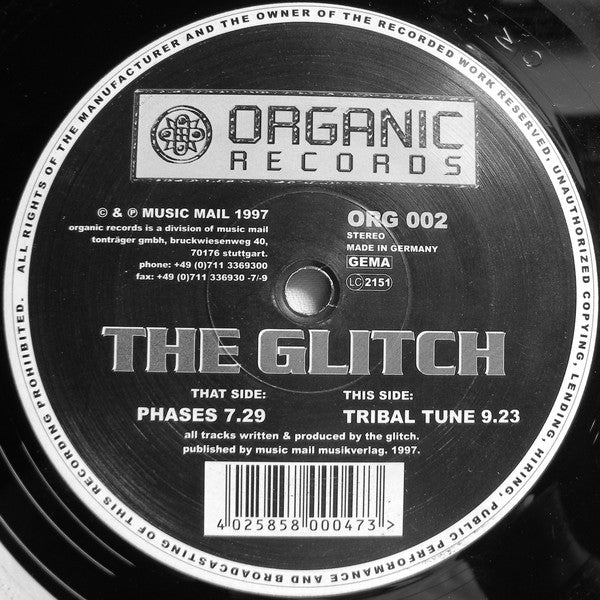The Glitch : Phases (12")