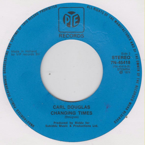 Carl Douglas : Dance The Kung Fu (7", Single)