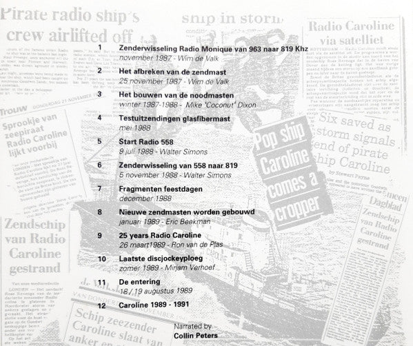 No Artist : Live from the Northsea Caroline 558 819 Monique (CD)