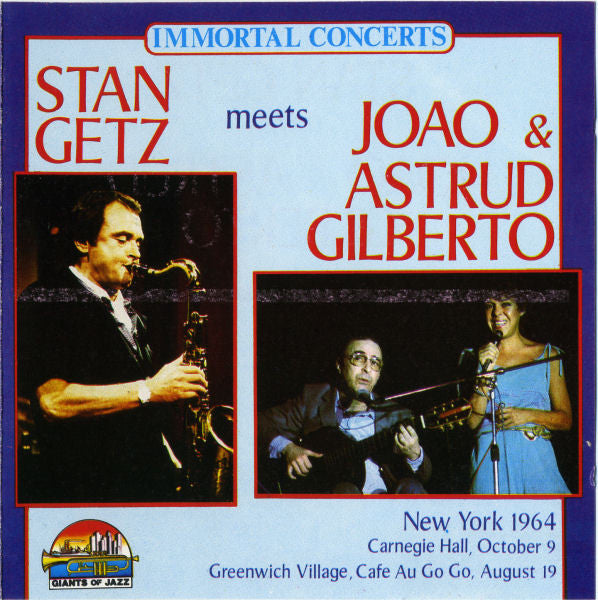 Stan Getz Meets João Gilberto And Astrud Gilberto : Stan Getz Meets Joao & Astrud Gilberto (CD, Comp, RE)