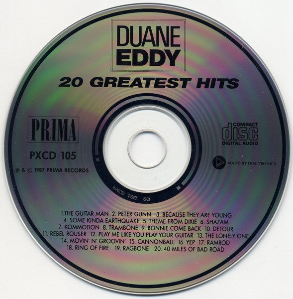 Duane Eddy : 20 Greatest Hits (CD, Comp, RE, Dis)