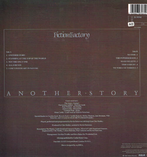 Fiction Factory : Another Story (LP, Album)