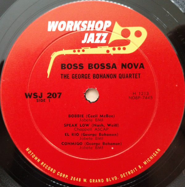 George Bohanon Quartet : Boss:Bossa Nova (LP, Album, Mono, Hol)