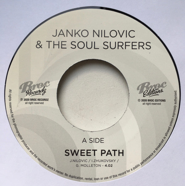 Janko Nilovic, The Soul Surfers (2) : Sweet Path (7", Ltd)