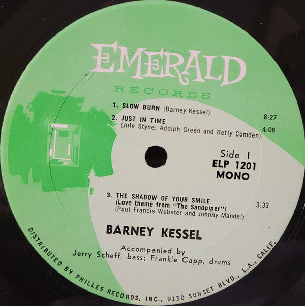 Barney Kessel : On Fire (LP, Album, Mono)