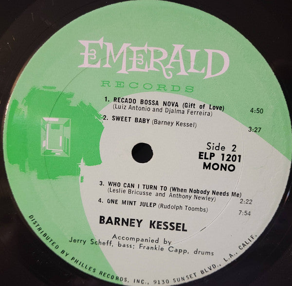 Barney Kessel : On Fire (LP, Album, Mono)