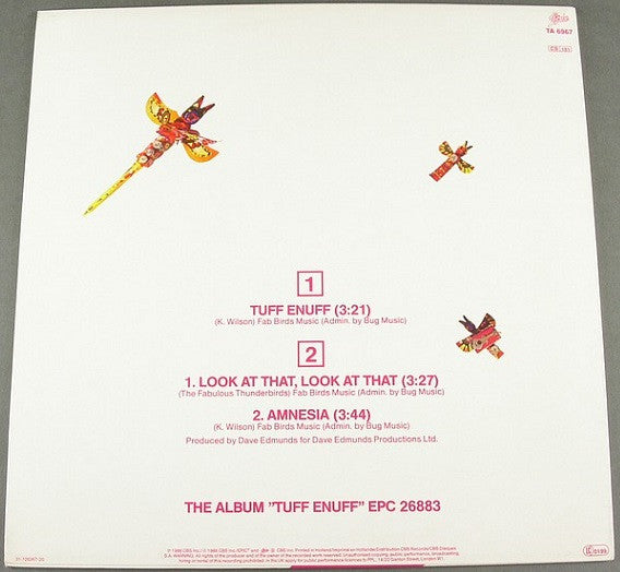 The Fabulous Thunderbirds : Tuff Enuff (12", Maxi)
