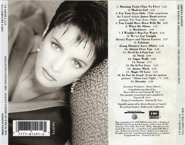 Sheena Easton : The World Of Sheena Easton - The Singles Collection (CD, Comp)