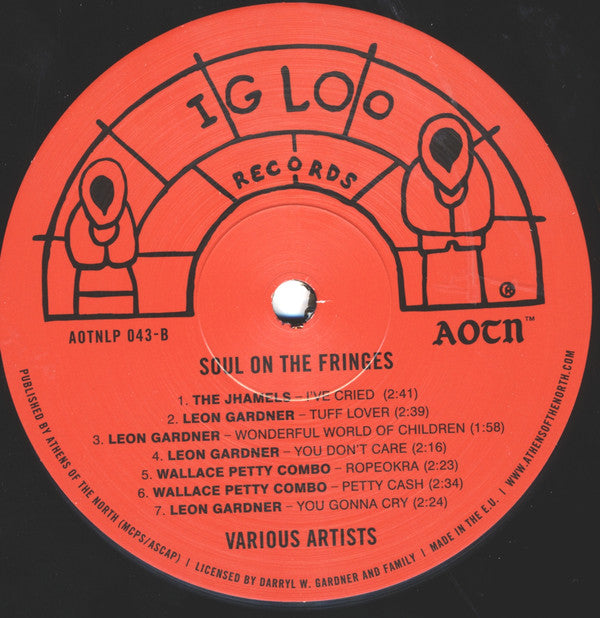 Various : Leon Gardner's Igloo Records (Soul On The Fringes) (LP, Comp)