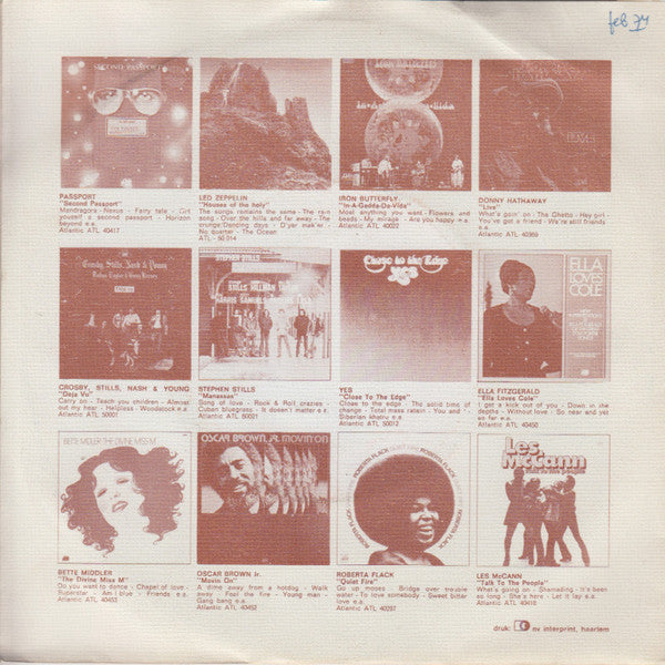 Jan Akkerman : House Of The King (7")