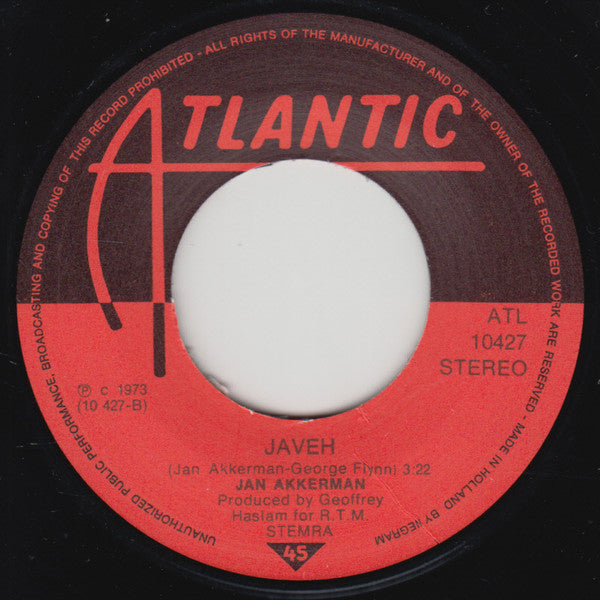 Jan Akkerman : House Of The King (7")