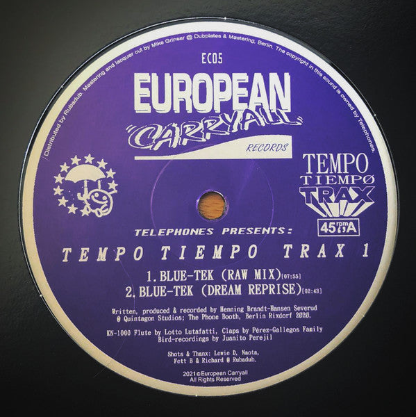 Telephones : Tempo Tiempo Trax 1 (12")