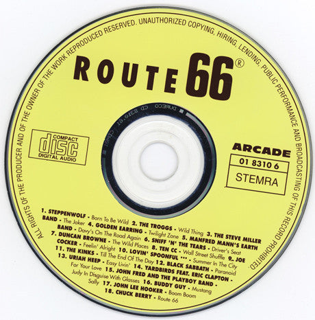Various : Route 66 (CD, Comp)