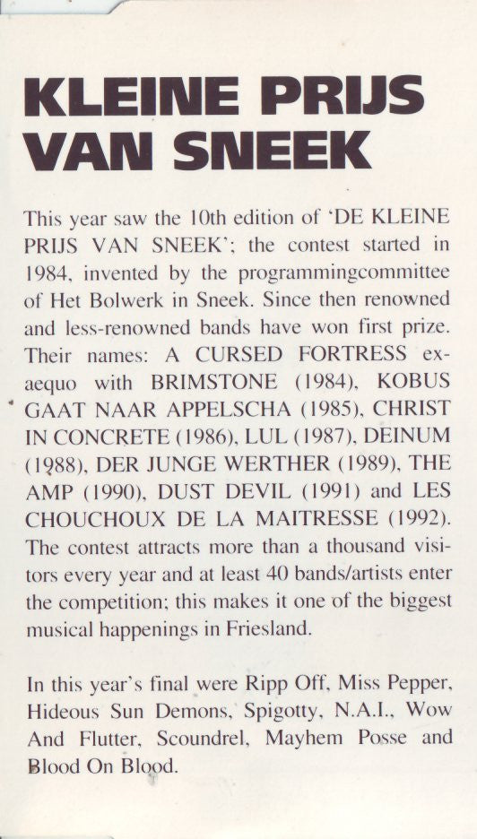 Various : Friesland Pop Promosingle 7 (CD, EP, Promo)