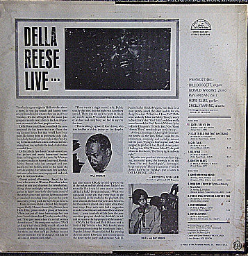 Della Reese : Della Reese Live (LP)