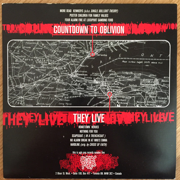 Countdown To Oblivion / They Live (2) : Countdown To Oblivion / They Live (7", EP)