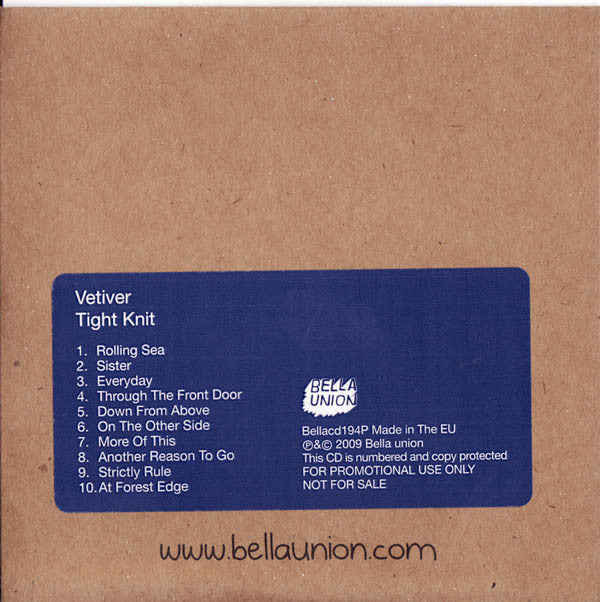 Vetiver : Tight Knit (CD, Album, Copy Prot., Promo)