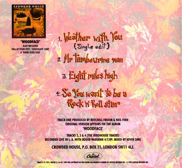 Crowded House : Weather With You (CD, Maxi)