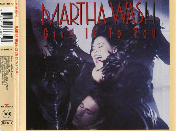 Martha Wash : Give It To You (CD, Maxi)