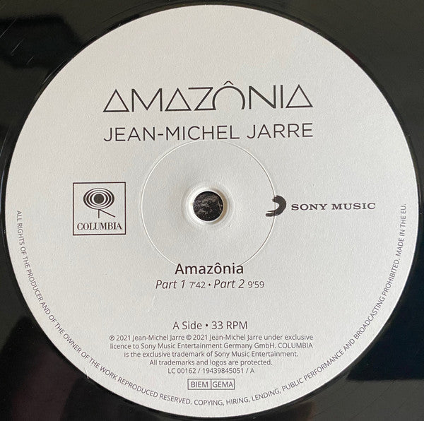 Jean-Michel Jarre : Amazônia (LP + LP, S/Sided + Album, 180)