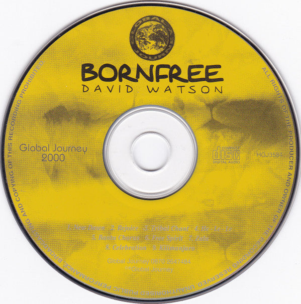 David Watson (26) : Born Free (CD, Album)