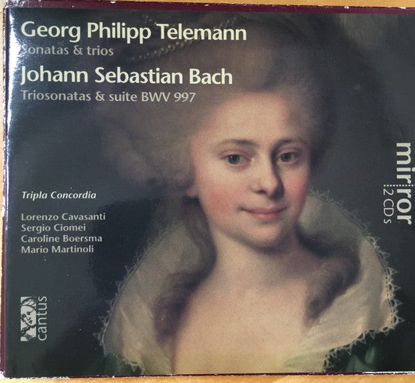 Georg Philipp Telemann, Johann Sebastian Bach / Ensemble Tripla Concordia : Sonatas & Trios (2xCD, Album, RE)