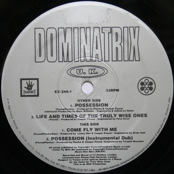 Dominatrix U.K.* : Possession (12")