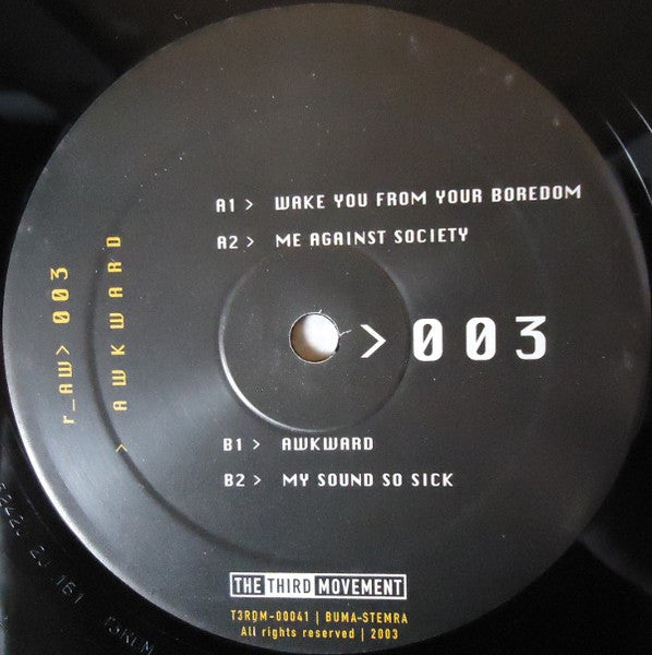 Rude Awakening : Awkward (12")