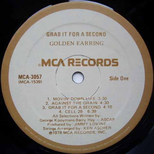 Golden Earring : Grab It For A Second (LP, Album)