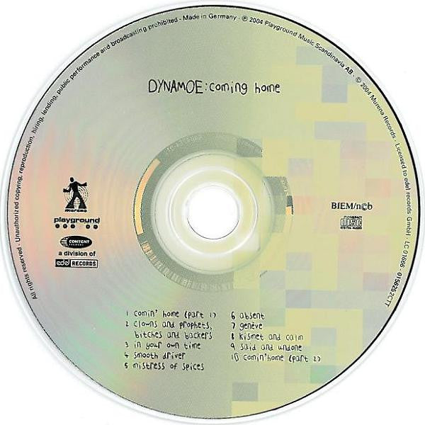 Dynamoe : Coming Home (CD, Album, Dig)
