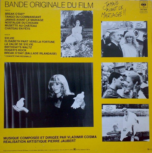 Vladimir Cosma : Jamais Avant Le Mariage!! (LP, Album)