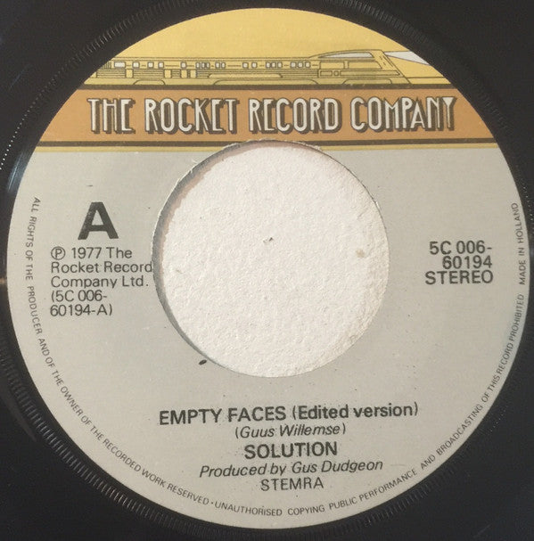 Solution (4) : Empty Faces (7", Single)