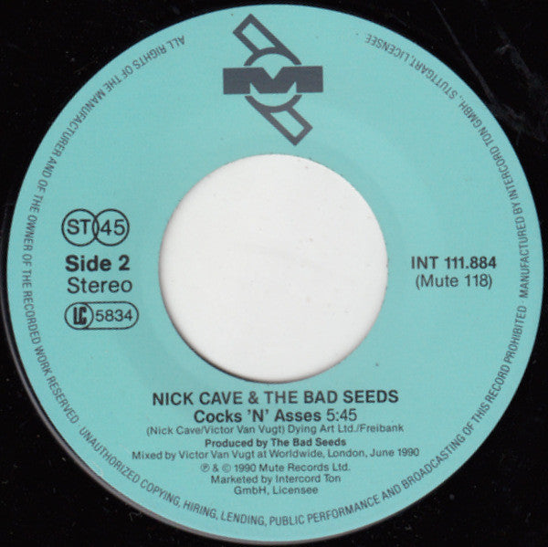 Nick Cave & The Bad Seeds : The Weeping Song (7", Single)