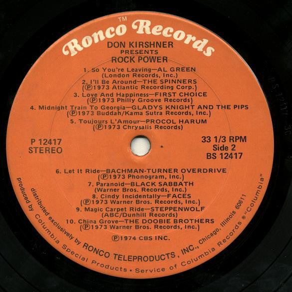 Various : Rock Power (LP, Comp, Ter)