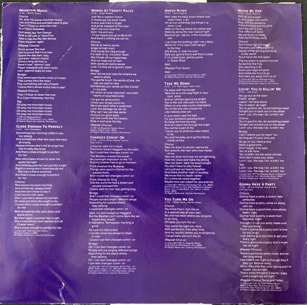 Alabama : Mountain Music (LP, Album)