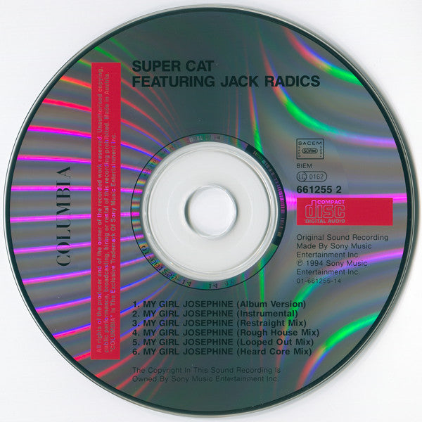 Super Cat (2) Featuring Jack Radics : My Girl Josephine (CD, Maxi)