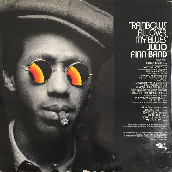 Julio Finn Band : Rainbows All Over My Blues (LP, Album)