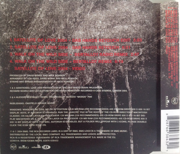 Lou Reed : Satellite Of Love 2004 / Walk On The Wild Side (CD, Maxi, Enh)