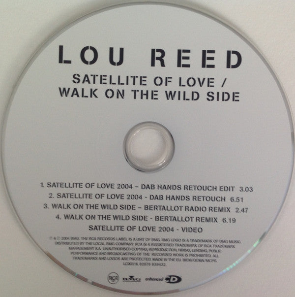 Lou Reed : Satellite Of Love 2004 / Walk On The Wild Side (CD, Maxi, Enh)