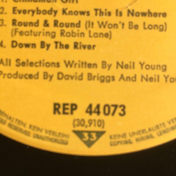 Neil Young With Crazy Horse : Everybody Knows This Is Nowhere (LP, Album, RE, Gat)